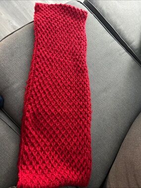 Old Navy Chunky Red Scarf